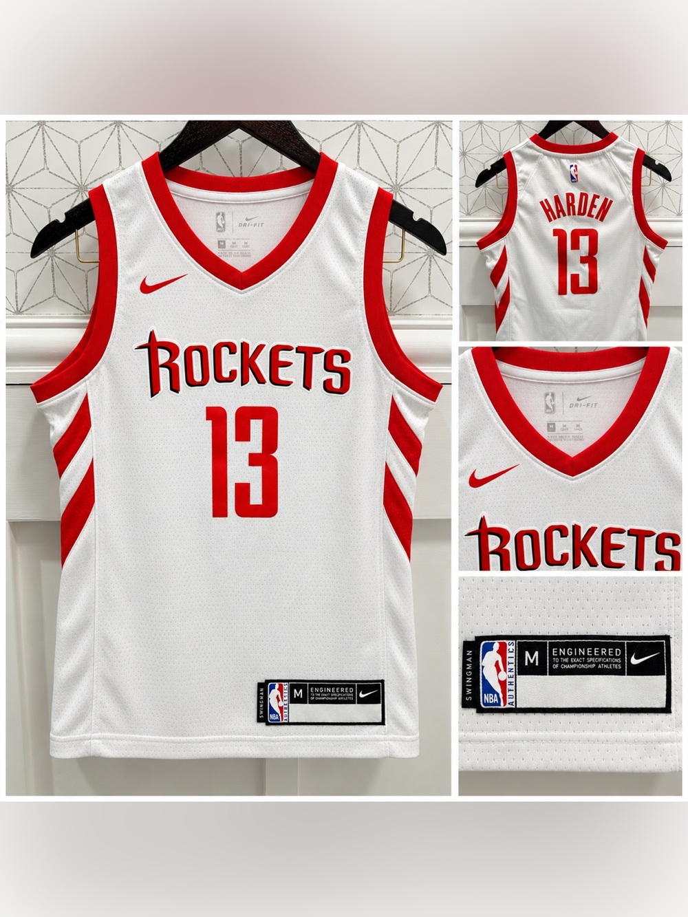 Nike Houston Rockets James Harden #13 Youth M Swingman Jersey